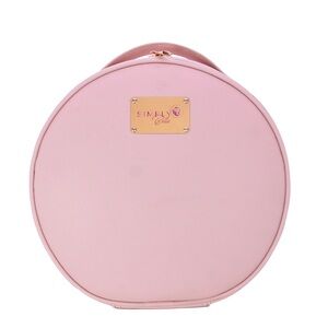 SIMPLY BELLA COSMETICSRound Cosmetic Case with Light Mirror